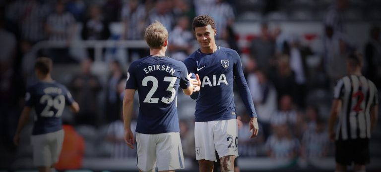 Dele Alli + Christan Eriksen Celebration